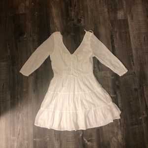 Women’s Hollister Lace Eyelet White Sundress - Size Medium